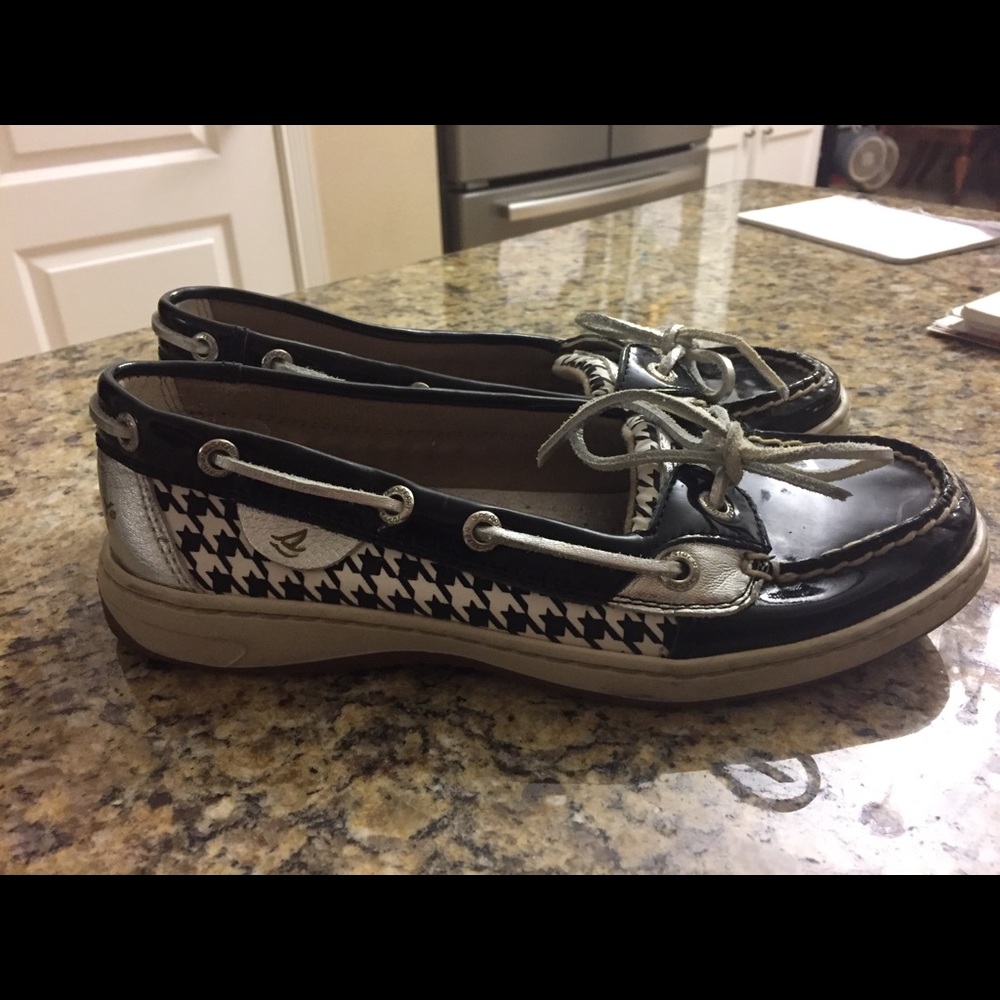 Houndstooth Sperry Top-Siders